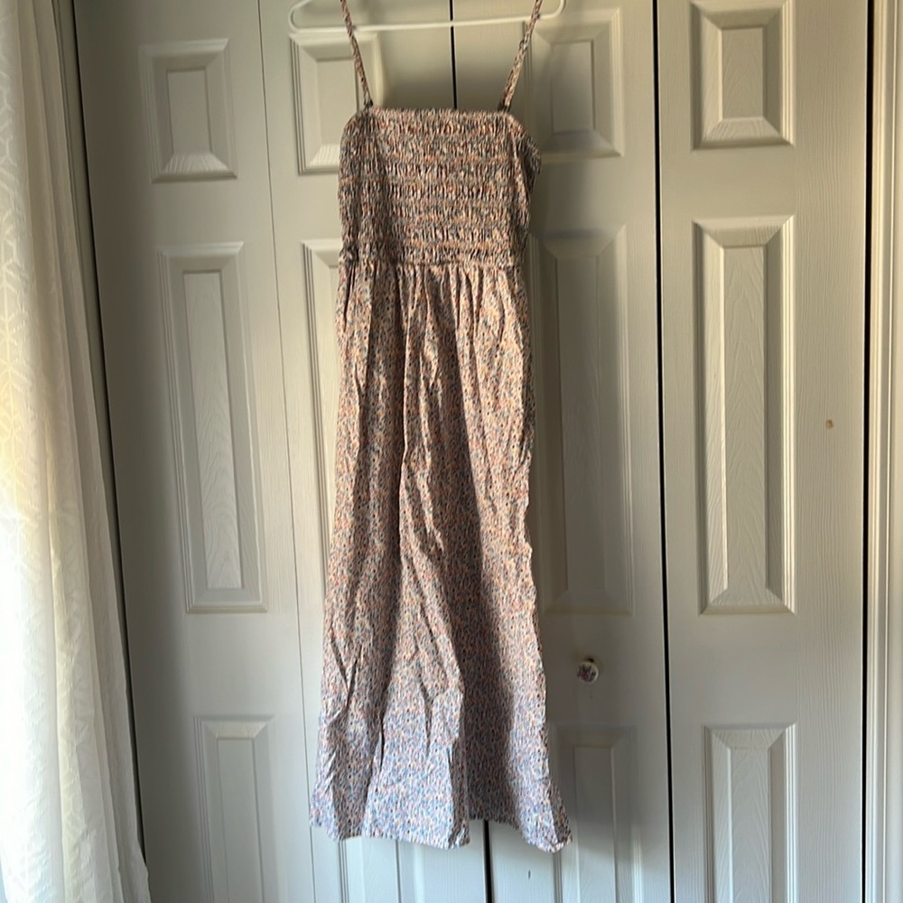Old Navy Floral Midi Dress - Multicolor